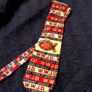 “What would Jesus do” necktie.